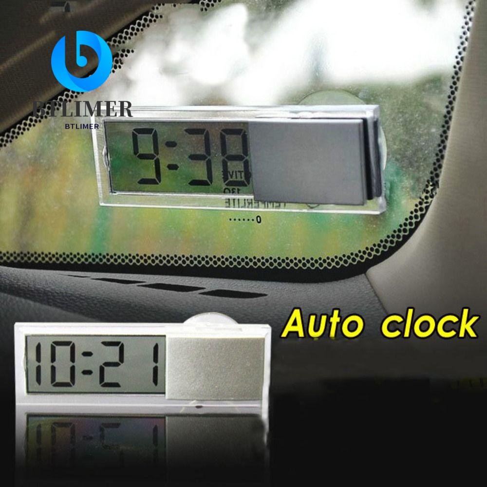 Đồng Hồ Điện Tử Mini Có Giác Hút Chất Lượng Cao Cho Xe Hơi