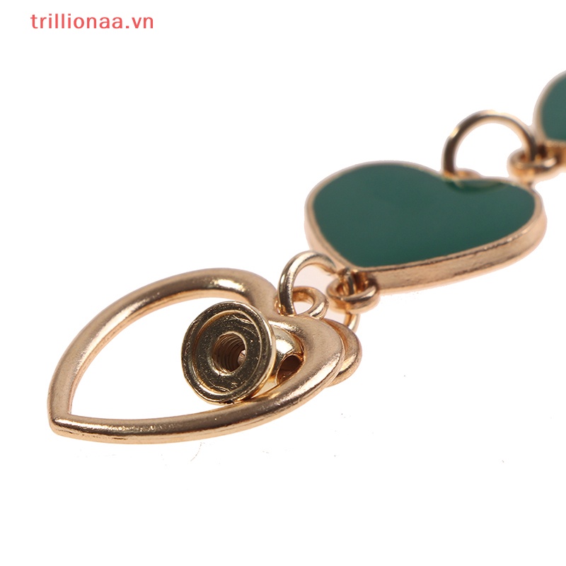 Phụ Kiện Dây Xích Đính Kim Cương Lấp Lánh Trang Trí Ốp Điện Thoại DIY