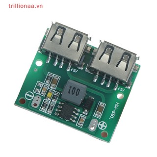 Trillionaa 9v 12v 24v đến 5v dc-dc bộ sạc bước xuống mô-đun nguồn đầu ra usb kép buck board vn