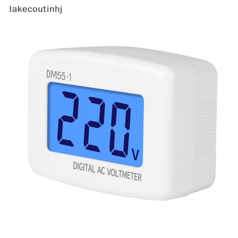 Vôn Kế Điện Tử AC 80-300V Phích Cắm US DM55-1