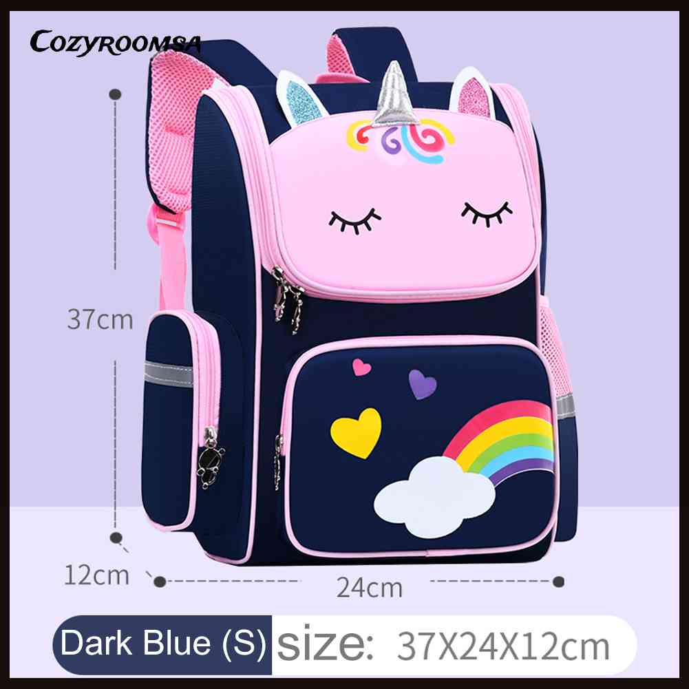 Ba Lô Oxford Họa Tiết Hoạt Hình Dễ Thương Cho Bé