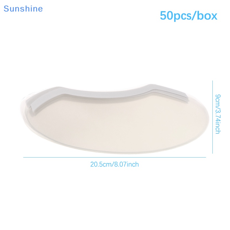 Set 50 Mặt Nạ Mắt Trong Suốt Hỗ Trợ Tạo Kiểu Tóc Tiện Dụng