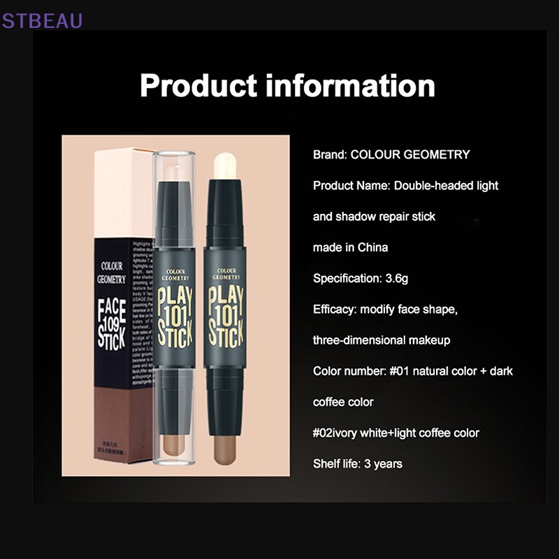 Kem Che Khuyết Điểm Tạo Khối Hai Đầu Trang Điểm Tạo Khuôn Mặt Chữ V