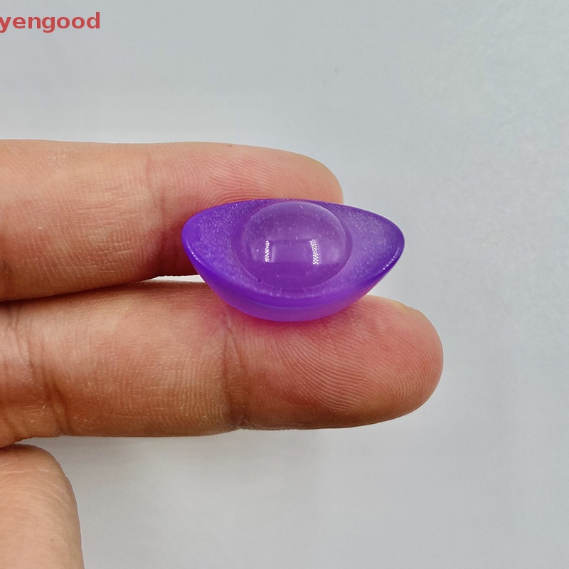 (YGD) Set 5 Mô Hình Giày Mini Bằng Nhựa Resin Màu Vàng Dạ Quang DIY