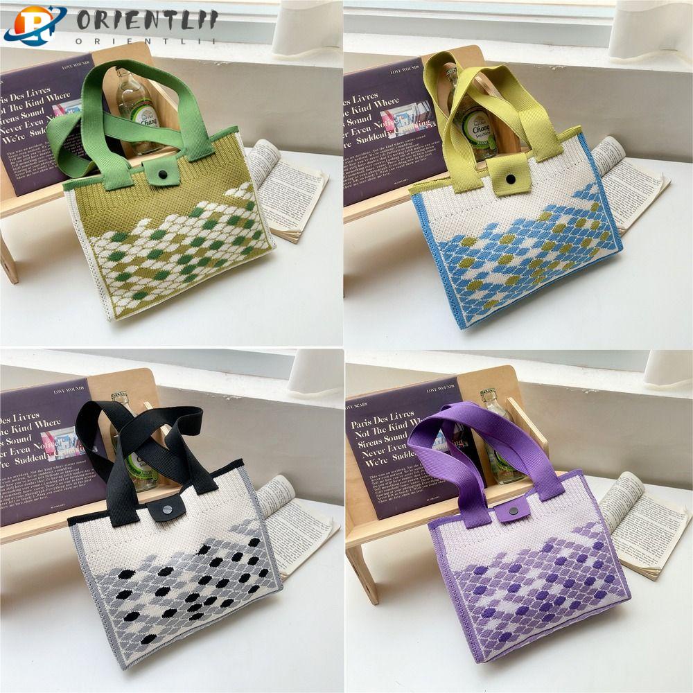 Túi Xách Đan Len Đeo Vai Thời Trang Mới Cho Nữ