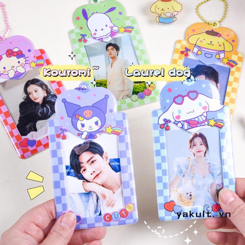 yakult Vỏ thẻ dễ thương Cinnamoroll Vỏ bảo vệ thẻ ID Kuromi Vỏ thẻ bữa ăn cho sinh viên