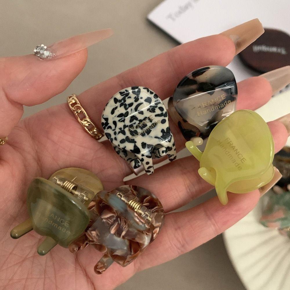 Kẹp Tóc Đuôi Ngựa Hình Cá Mập Mini Thanh Lịch Phong Cách Hàn Quốc