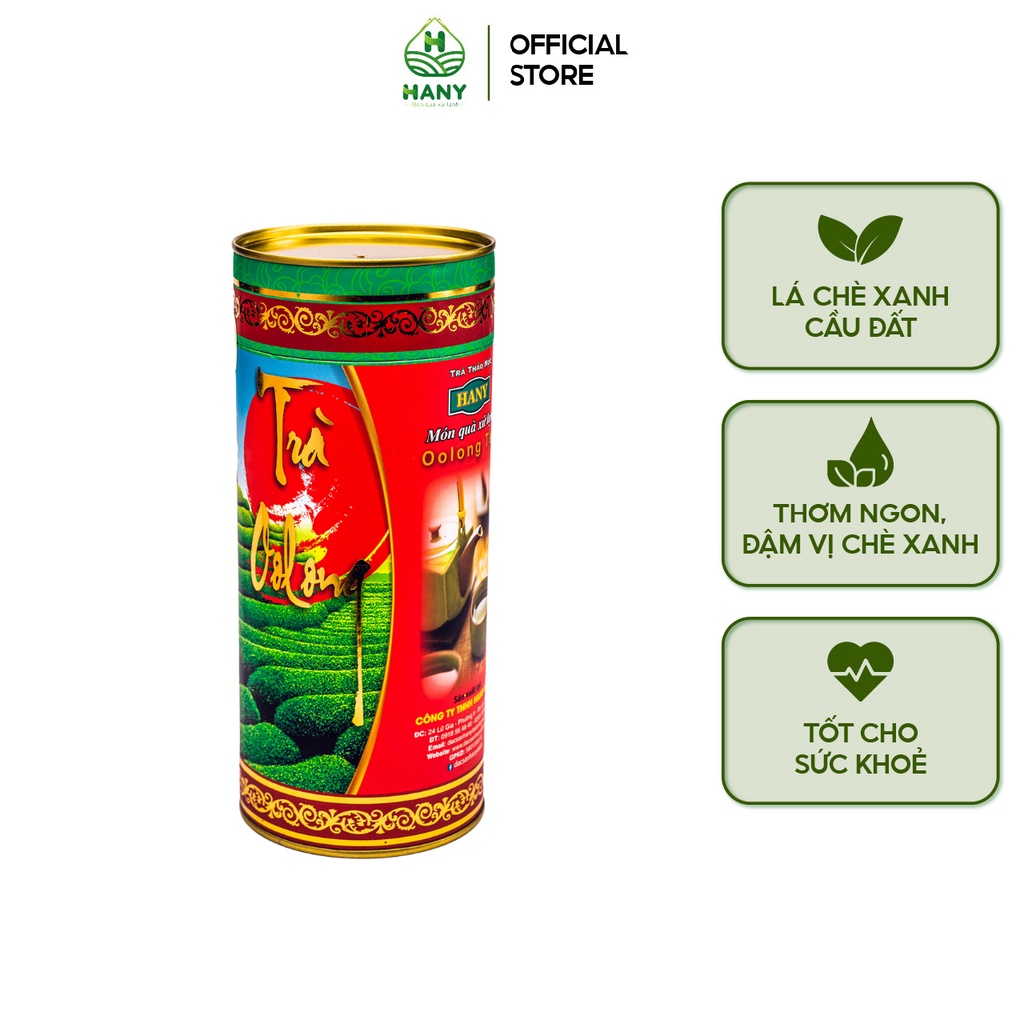 Trà OoLong HANY Lon 100g Đặc Sản Đà Lạt