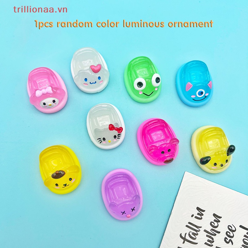 1 Tượng Nhựa Phát Quang Hình Nhân Vật Hoạt Hình Đáng Yêu Dùng Trang Trí Xe Hơi