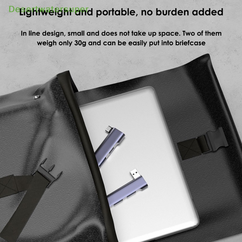 Bộ Chia Cổng USB 3.0 5Gbps Type-C Tốc Độ Cao 4 Trong 1