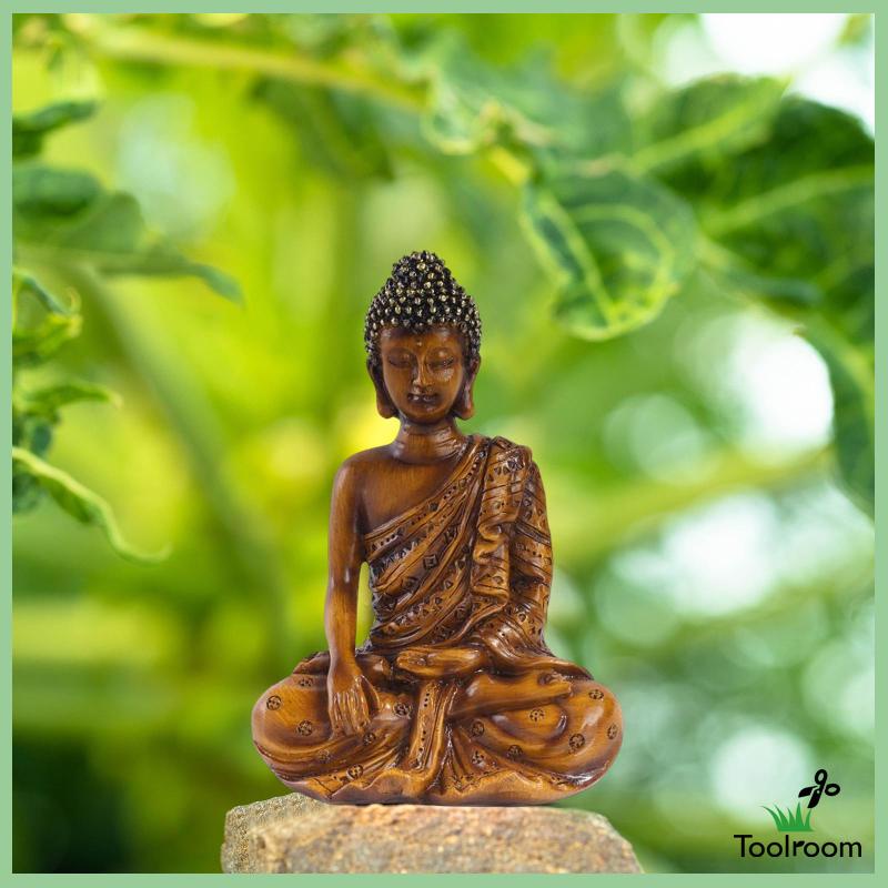 Mô Hình Tượng Phật Thái Lan Bằng Nhựa Resin Để Bàn Trang Trí Phòng Khách / Sân Vườn