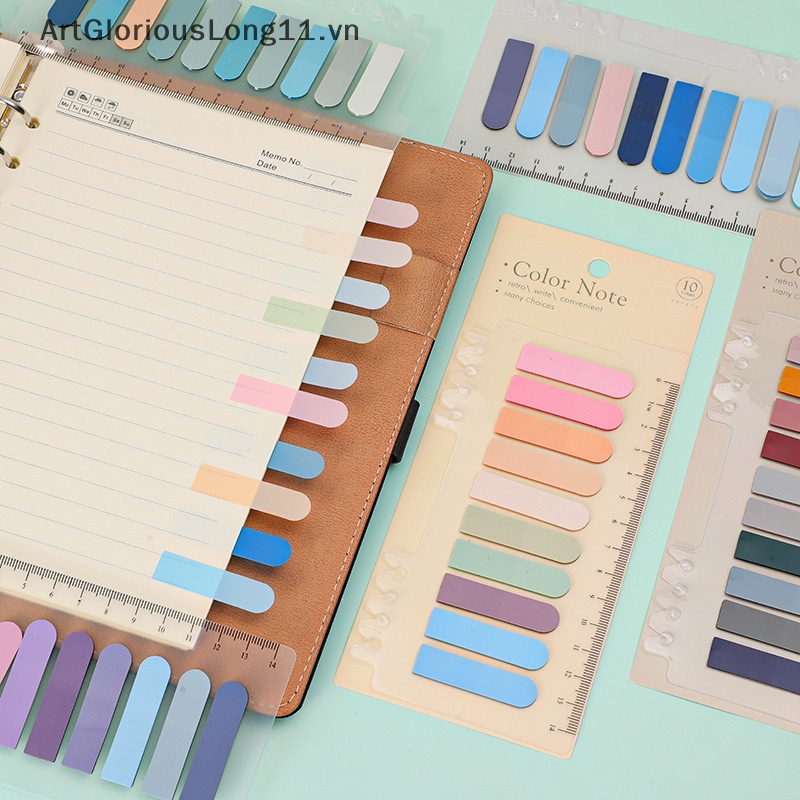 Artgloriouslong 200 Tờ Giấy Dán Ghi Chú Đánh Dấu Trang Sách Hình Lá Cờ