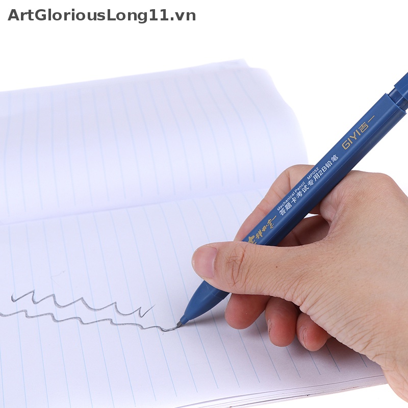 Bộ Giá Đỡ Bút Chì 2B + 6 Lõi Chì Thay Thế Chuyên Dụng Cho Học Sinh