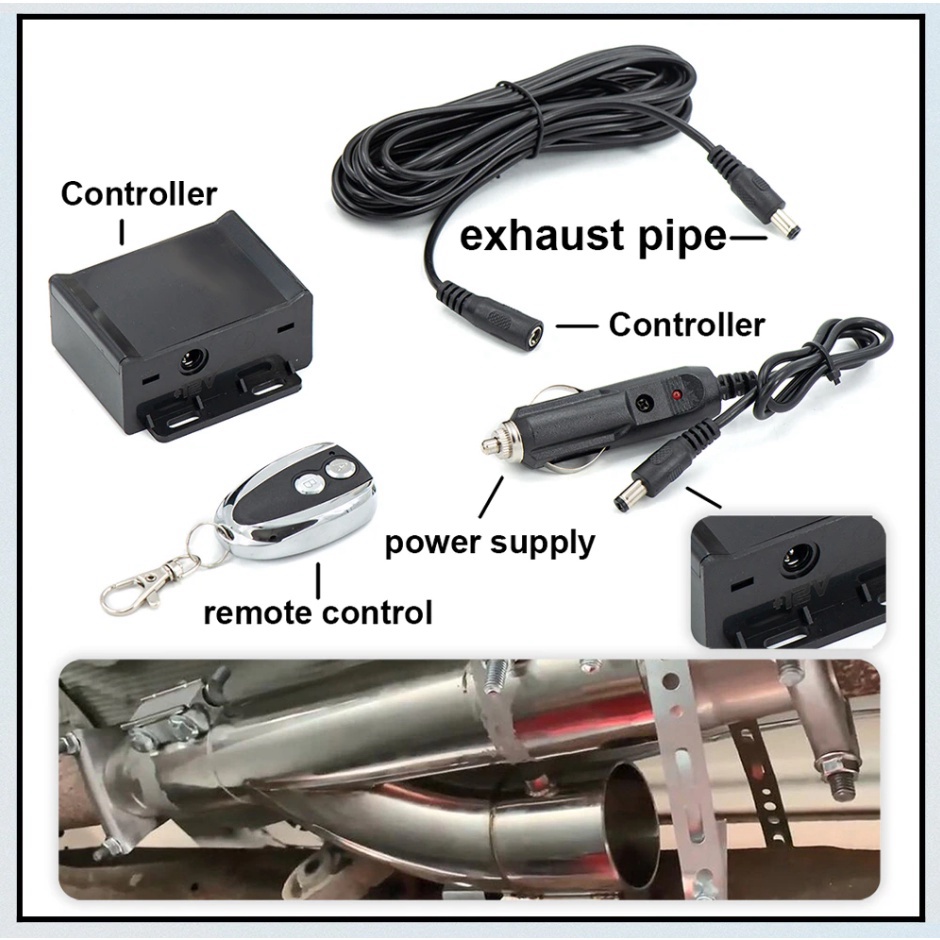 Van Pô Điện ON / OFF New 2.5 inch 63mm Exhaust Pipe