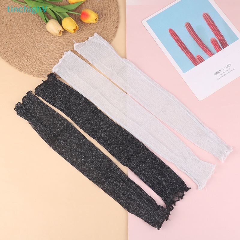 Găng Tay Dài Hở Ngón Chống Nắng Giữ Ấm Mùa Hè Cho Nam Nữ