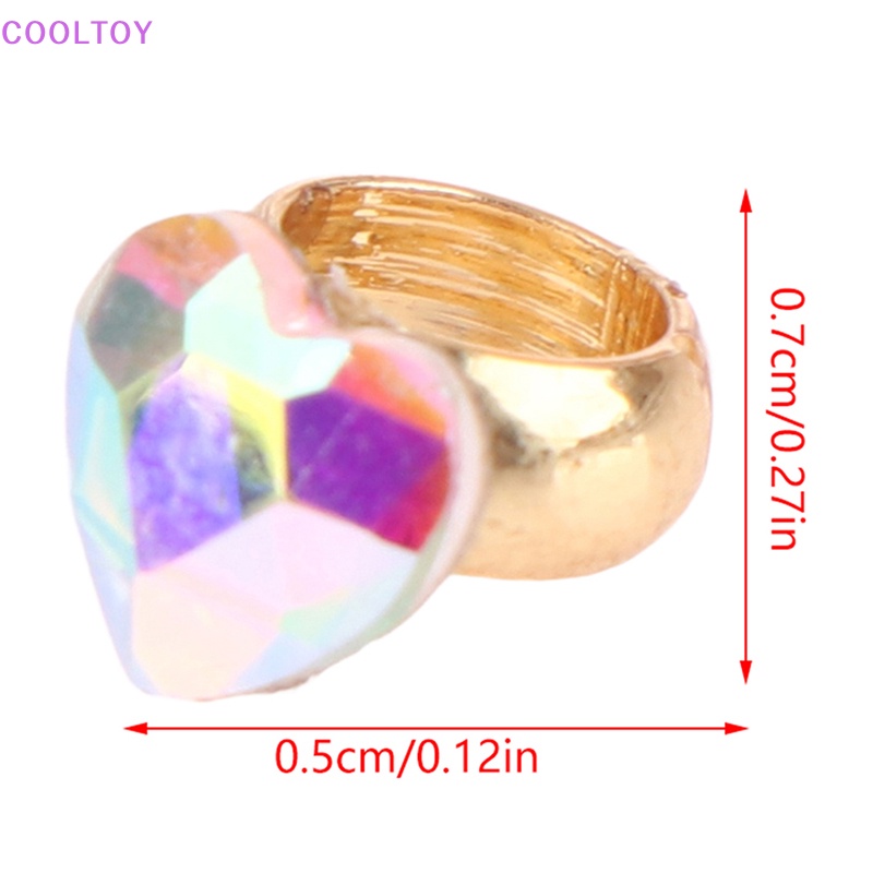 Nhẫn Kim Cương Hình Hoa Hướng Dương / Bướm Tỉ Lệ 1: 6 Trang Trí Nhà Búp Bê