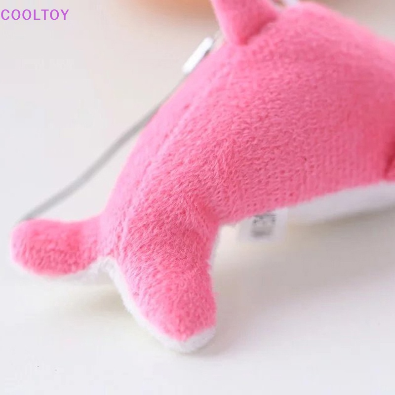 Móc Khóa Hình Cá Heo Nhồi Bông Dễ Thương