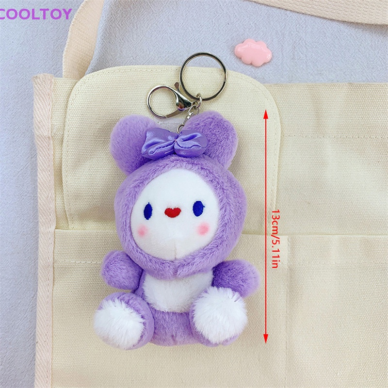 Móc Khóa Hình Thỏ Nhồi Bông Dễ Thương Sáng Tạo