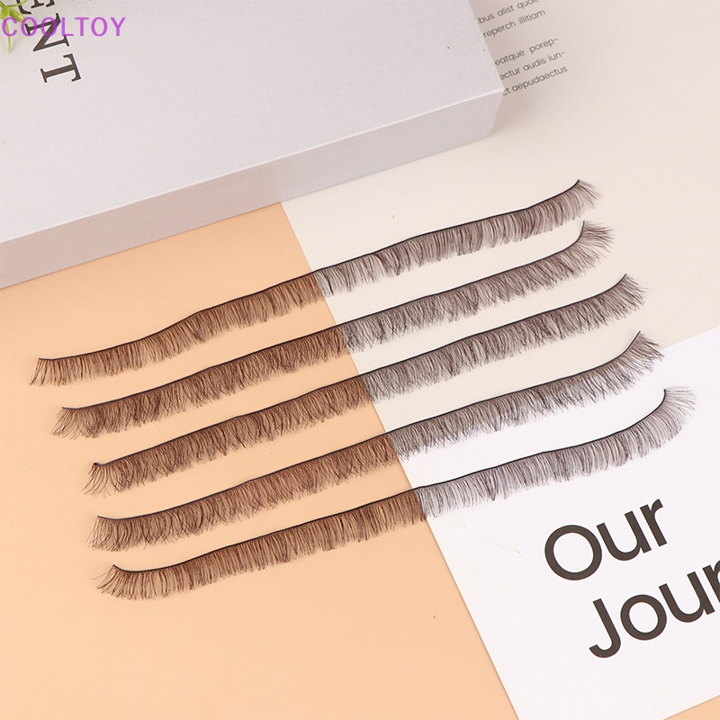 Cooltoy Set 5 Lông Mi Giả Búp Bê Màu Đen / Vàng / Nâu Trang Trí DIY