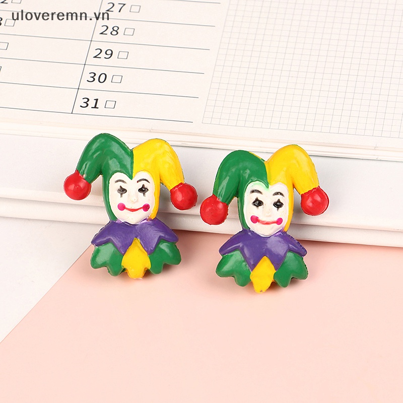 1 Đồ trang trí Chú Hề Mini Trang Trí Tiểu Cảnh Tỉ Lệ 1: 12