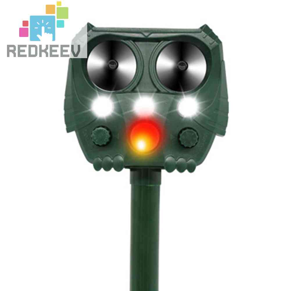 Thiết Bị Đuổi Côn Trùng Bằng Sóng Siêu Âm Năng Lượng Mặt Trời Có Thể Sạc Lại Cho Sân