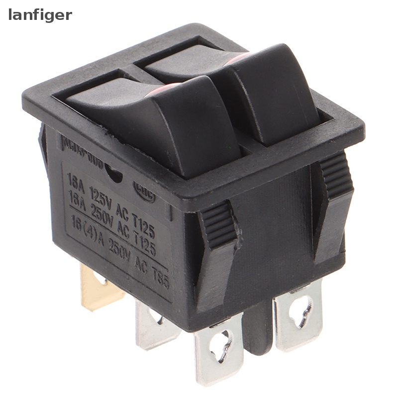 Công Tắc Bật / Tắt Đèn Lanf KCD6 6PIN 16A 220V KCD6 Cho Tàu Thuyền