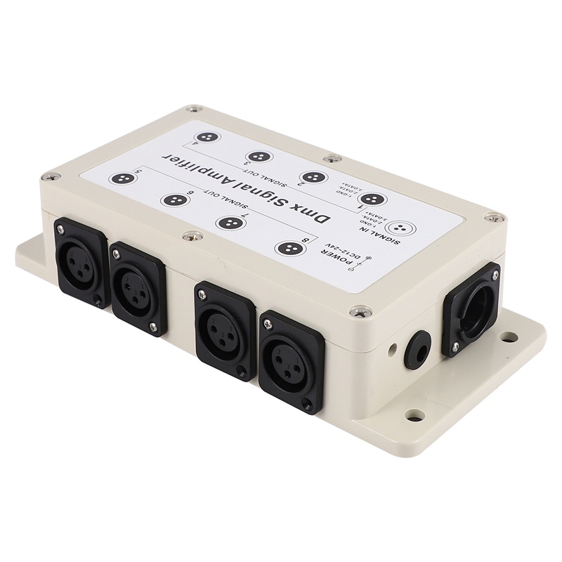 Bộ Khuếch Đại Tín Hiệu Dc12-24V Dmx Dmx512 Led 8 Kênh Cho Thiết Bị Gia Đình