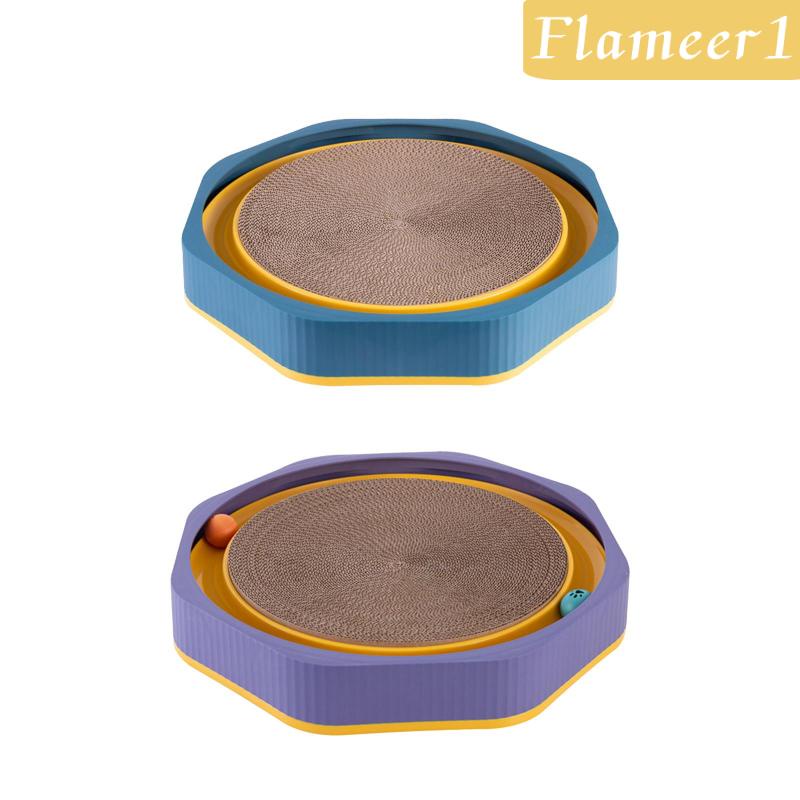 Bảng Cào Móng Hình Tròn Bảo Vệ Đồ Nội Thất Cho Mèo Hình Ngọn Lửa 1]