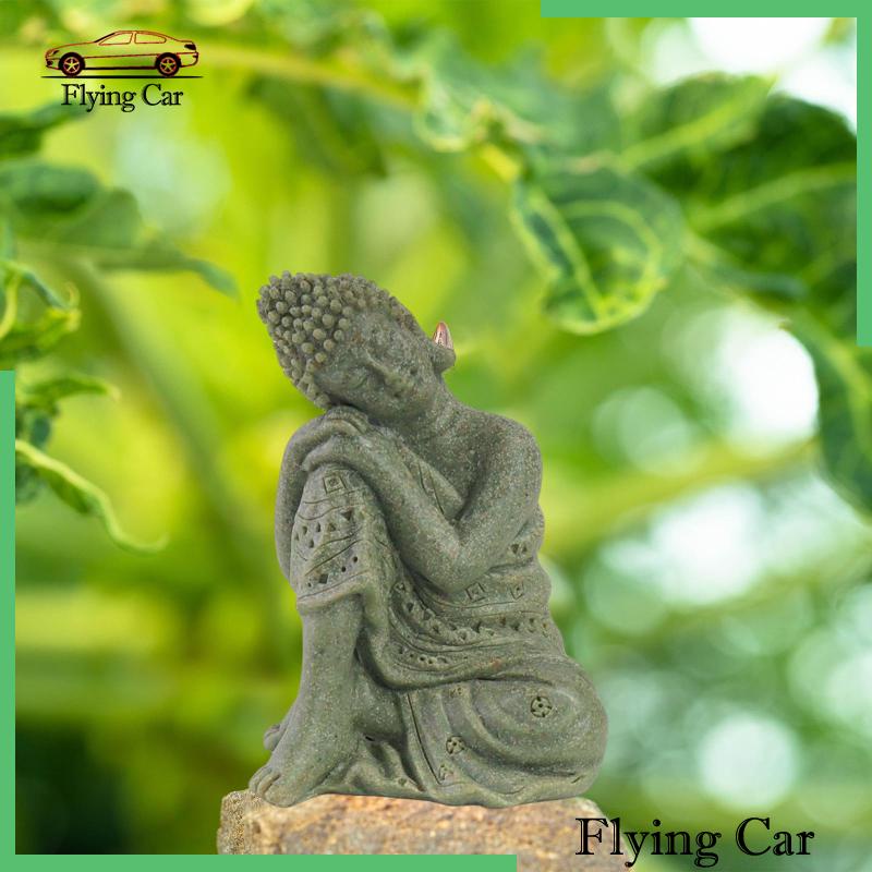 Mô Hình Tượng Phật Bằng Nhựa Resin Để Bàn Trang Trí Văn Phòng / Làm Việc 2