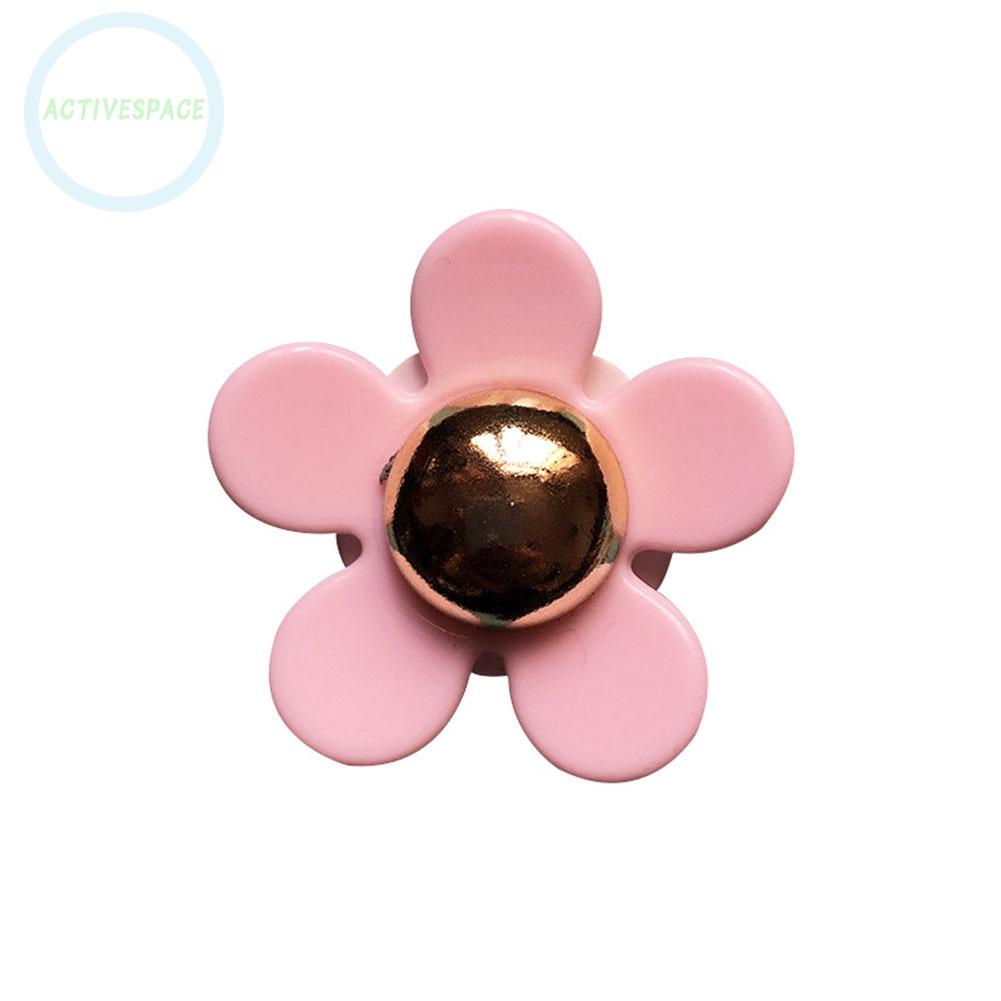 Kẹp Nước Hoa Bằng Nhựa Màu Hồng Trang Trí Nội Thất Xe Hơi