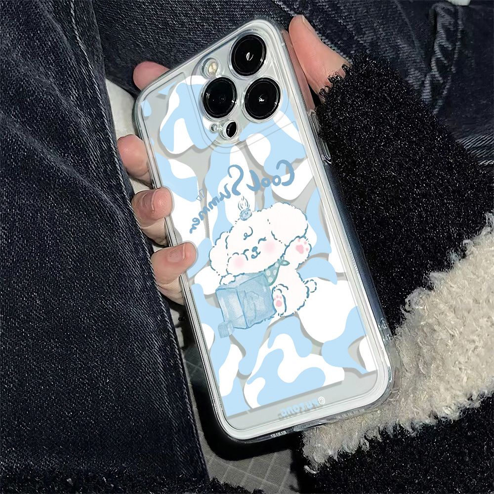 ✅Ốp Điện Thoại Dẻo Họa Tiết Chú Chó Dễ Thương Chống Sốc Cho Apple maxplus11 6In 1378iPhone1214pro