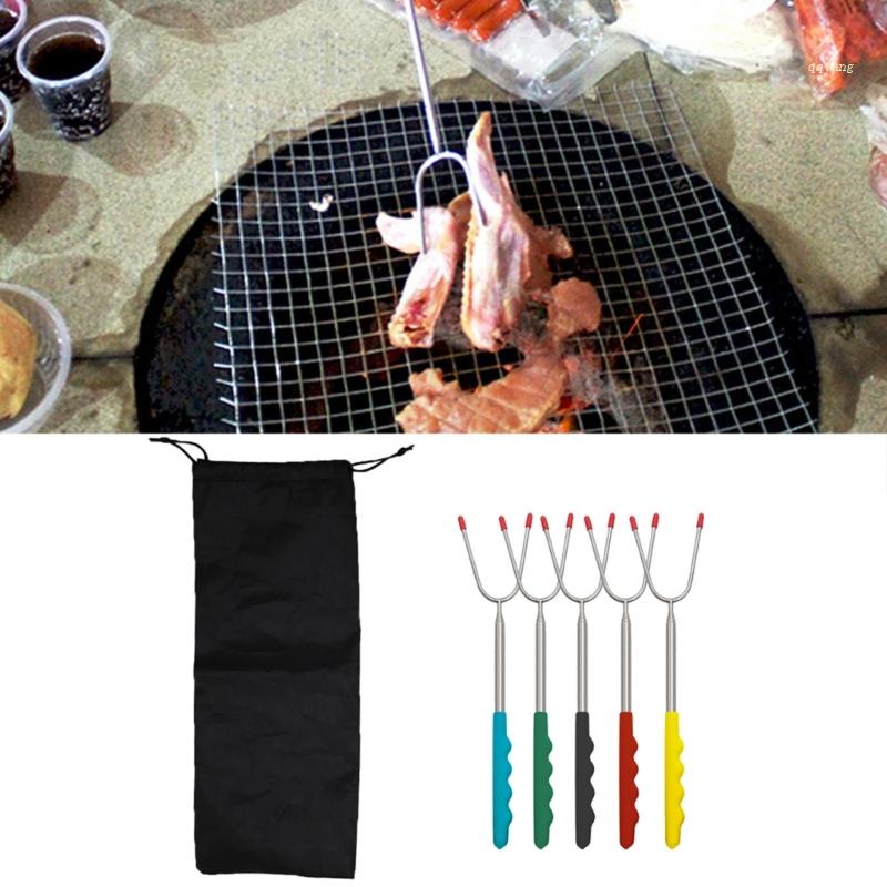 QQ Xiên Cắm Trại Bằng Thép Không Gỉ Tiện Dụng