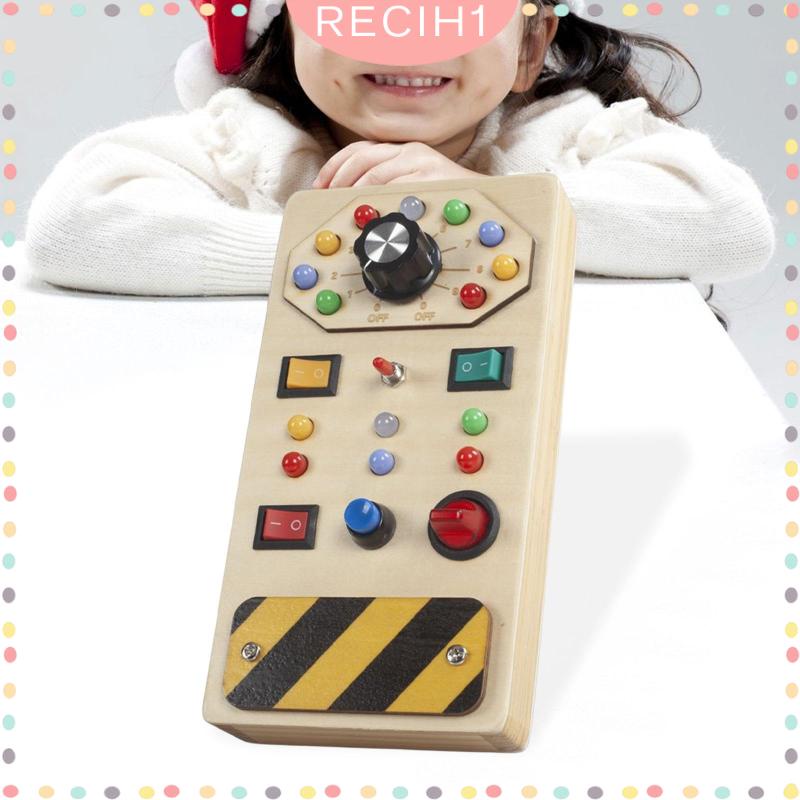 Bảng Đồ Chơi Bằng Gỗ Cảm Biến Giáo Dục Sớm Cho Bé