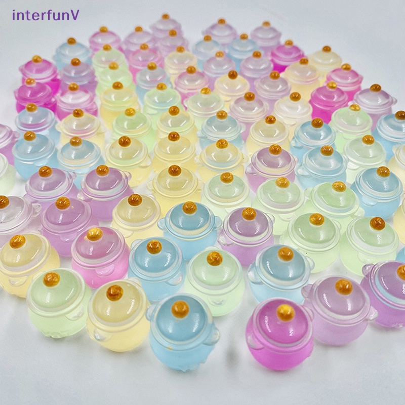 [InterfunV] Set 5 Hộp Kem Dạ Quang Dán Ốp Điện Thoại Di Động [Mới]