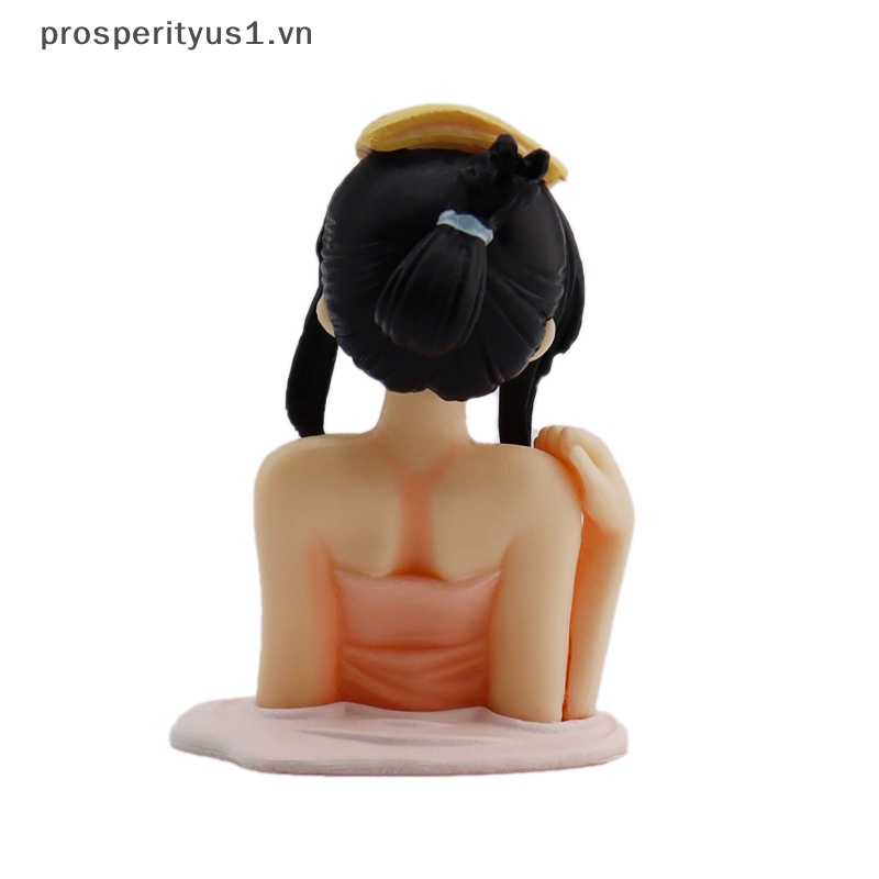 [prosperityus1] Bộ Phụ Kiện Trang Trí Xe Hơi Có Hương Thơm Hình Cô Gái Lắc Ngực Dễ Thương [VN]
