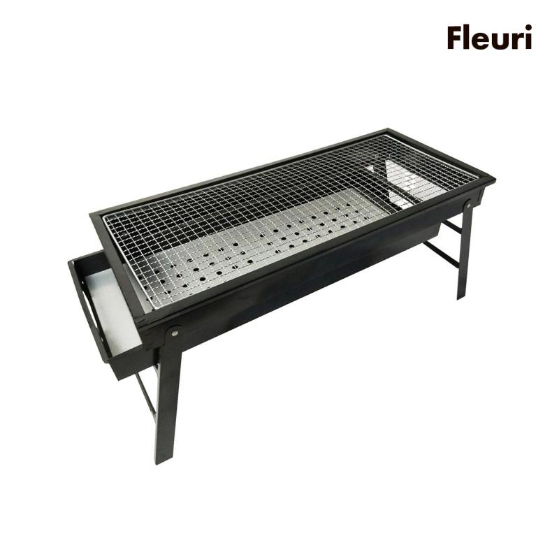 Vỉ Nướng Bbq Bằng Kim Loại Để Bàn Chịu Được Sức Nặng Tiện Dụng Mang Theo Du Lịch Cắm Trại