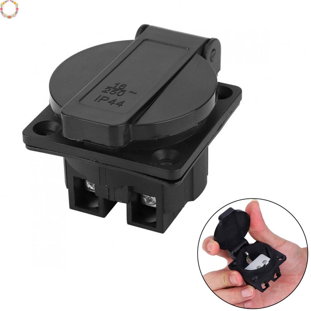 Ổ Cắm Điện PA66 Bằng Nhựa Chống Nước Thay Thế 16A 50 / 60Hz