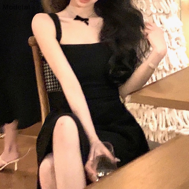 Mfc Đầm Midi Phong Cách Pháp Thời Trang Mùa Hè Quyến Rũ Cho Nữ