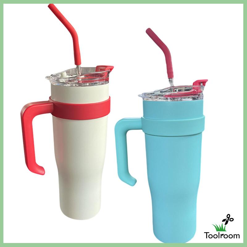 Cốc Đựng Cà Phê Cách Nhiệt Kèm Ống Hút Và Nắp Đậy Cho Xe Hơi / Du Lịch
