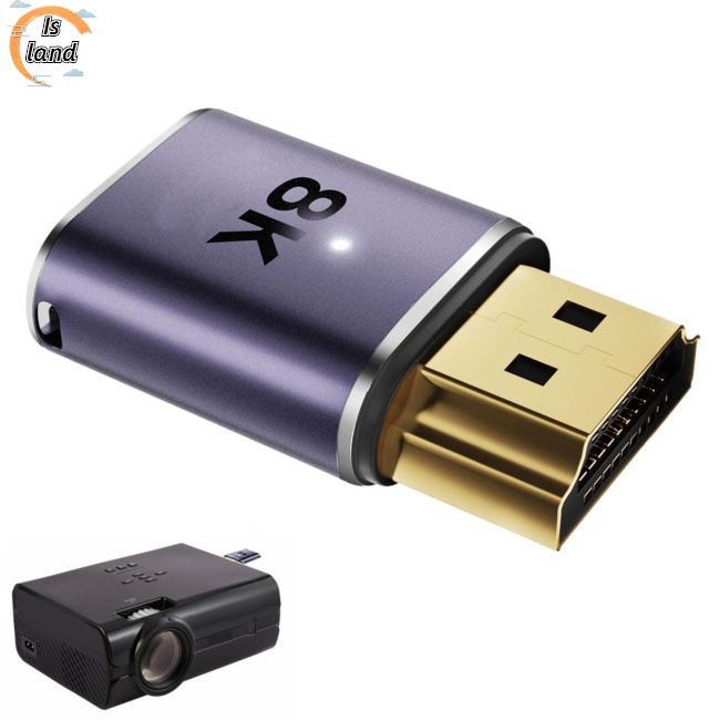 Adapter Chuyển Đổi HD 8k 60hz Male Sang Female Hdmi-compatible 2.1 4k 8k Cho Màn Hình Máy Chiếu Hdtvs