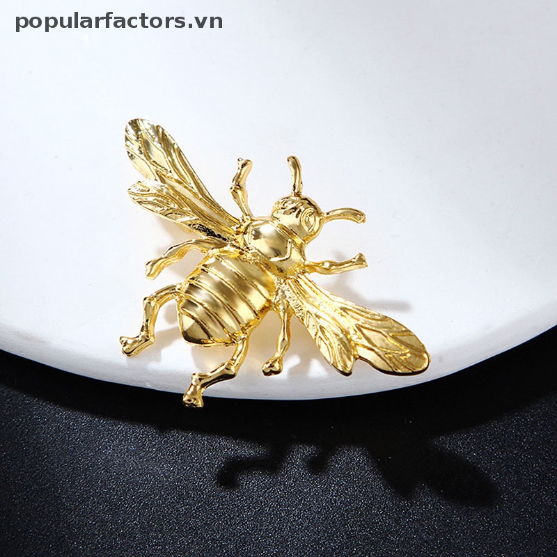 Ghim Cài Áo Hình Con Ong Bằng Hợp Kim Phong Cách Retro