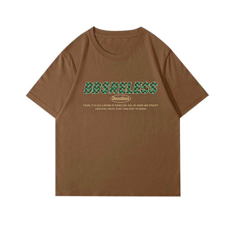 NRVP Áo Thun 100% Cotton Tay Ngắn Phong Cách Hàn Quốc Mới