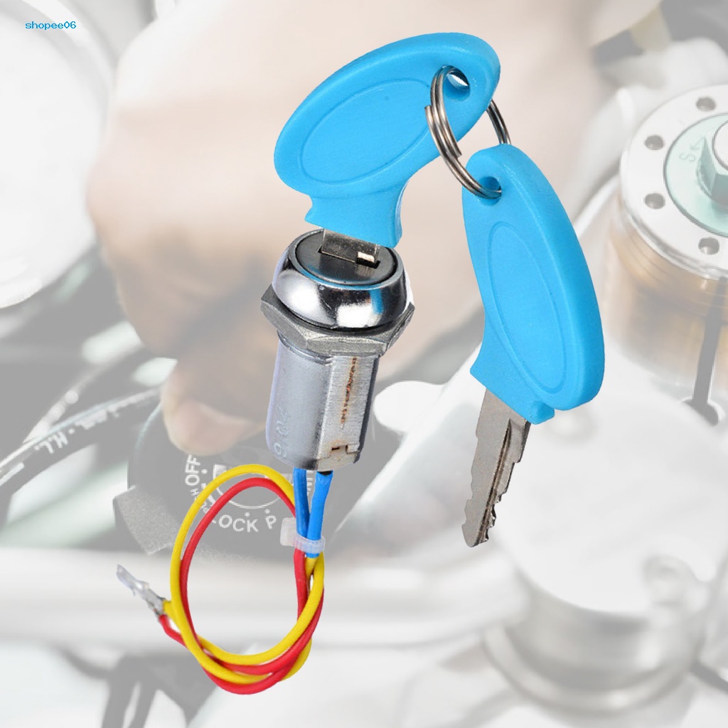 1 Bộ Công Tắc Đánh Lửa Dễ Sử Dụng 2 Dây Chìa Khóa Cho Xe Điện