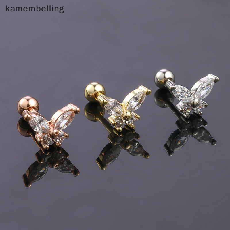 1 Khuyên Tai Hình Bướm Dạng Xoắn Ốc Cho Nữ