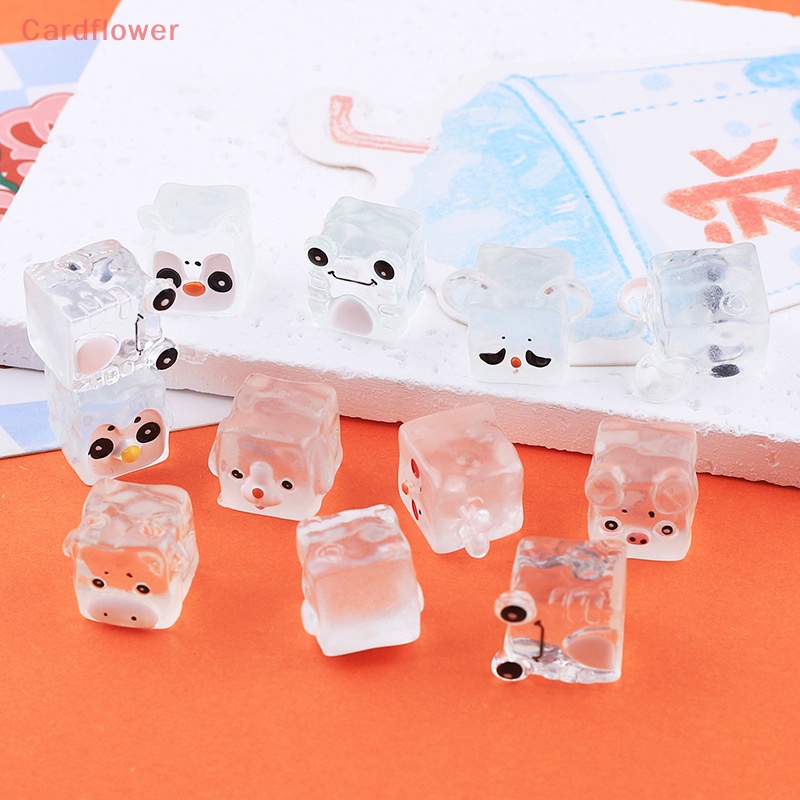 Bộ 5 Mô Hình Động Vật Mini Bằng Resin Phát Quang Mới