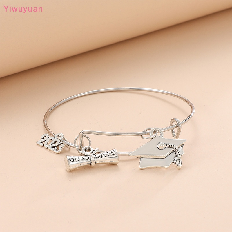 &lt; Yiwuyuan &gt; Vòng Tay Tốt Nghiệp | Món Quà Tốt Nghiệp Năm 2023 | Đồng Phục Học Sinh Trung Học Tốt Nghiệp Tốt Nghiệp May Mắn Mới