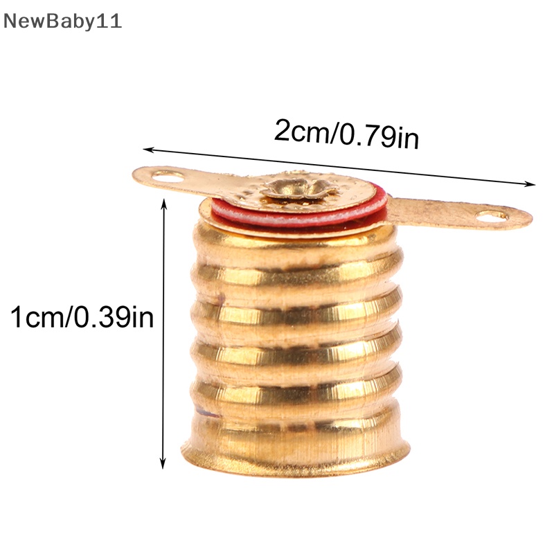 Bộ 10 Chuôi Đèn E10 Nhỏ Gọn Bằng Đồng