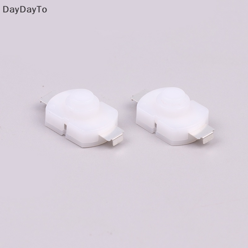Set 10 Công Tắc Nút Nhấn 1712KD Màu Trắng Cho Đèn Pin Để Bàn