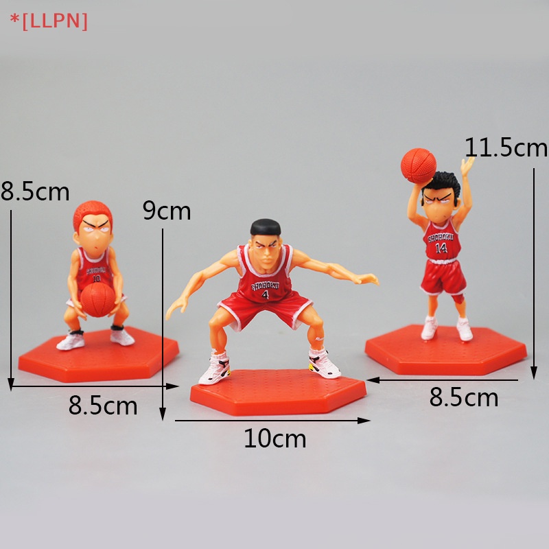 Set 5 Mô Hình Nhân Vật Hoạt Hình Slam Dunk