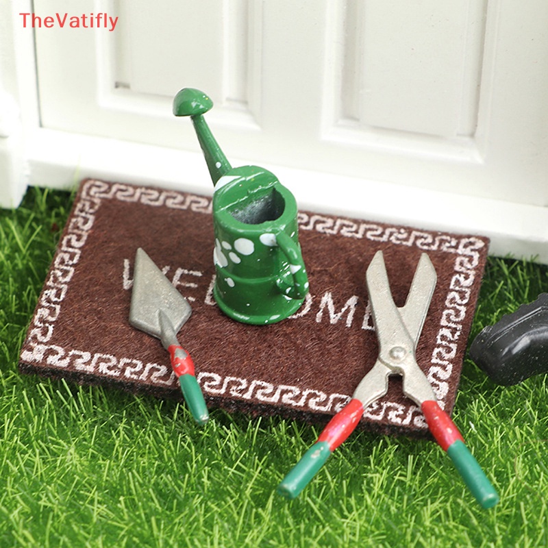 Bộ Ấm Trà Mini Tỉ Lệ 1: 12 Trang Trí Nhà Búp Bê